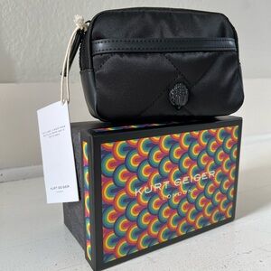 Kurt Geiger Black Cosmetic Bag